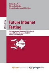 Enlarge image Cover: Future Internet Testing - Springer