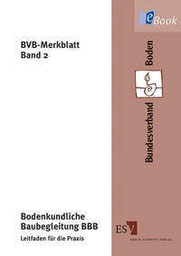 Abbildung von: Bodenkundliche Baubegleitung BBB - Erich Schmidt Verlag