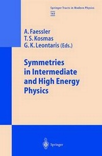 Enlarge image Cover: Symmetries in Intermediate and High Energy Physics - Springer