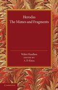 Cover: Herodas - Cambridge University Press