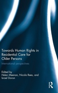 Cover: Towards Human Rights in Residential Care for Older Persons - Routledge