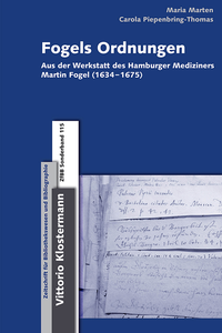 Abbildung von: Fogels Ordnungen - Vittorio Klostermann Verlag