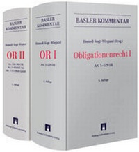 Enlarge image Cover: Basler Kommentar OR I + OR II - Helbing & Lichtenhahn