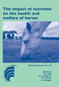 Cover: The impact of nutrition on the health and welfare of horses - Wageningen Academic Publishers