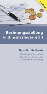 Abbildung von: Rechnungsstellung im Umsatzsteuerrecht - dbv-Verlag (Österreich)