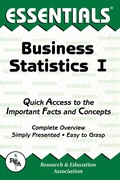 Cover: Business Statistics I Essentials - Research & Education Association