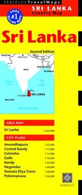 Abbildung von: Sri Lanka Travel Map Second Edition - Periplus Editions