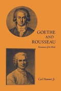 Cover: Goethe and Rousseau - The University Press of Kentucky