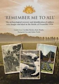 Enlarge image Cover: 'Remember Me To All' - Oxford Archaeology