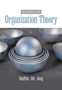 Enlarge image Cover: Classics of Organization Theory - Wadsworth Publishing Co Inc