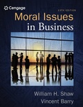 Cover: Moral Issues in Business - Wadsworth Publishing Co Inc