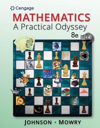 Abbildung von: Student Solutions Manual for Johnson/Mowry's Mathematics: A Practical Odyssey, 8th - CENGAGE Learning Custom Publishing