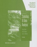 Cover: Student Solutions Manual for Peck/Olsen/Devore's An Introduction to Statistics and Data Analysis, 5th - CENGAGE Learning Custom Publishing