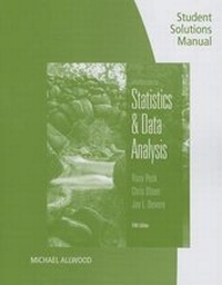 Enlarge image Cover: Student Solutions Manual for Peck/Olsen/Devore's An Introduction to Statistics and Data Analysis, 5th - CENGAGE Learning Custom Publishing