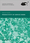 Cover: Productivity of Service Work. - Fraunhofer Verlag