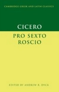 Enlarge image Cover: Cicero: 'Pro Sexto Roscio' - Cambridge University Press