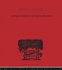 Enlarge image Cover: Conditions of Knowing - Routledge