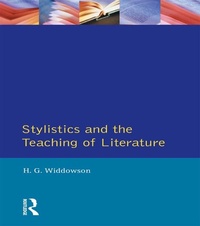 Enlarge image Cover: Stylistics and the Teaching of Literature - Routledge