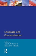 Cover: Language and Communication - Routledge
