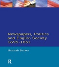 Cover: Newspapers and English Society 1695-1855 - Routledge