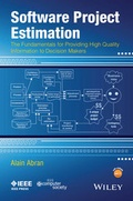 Cover: Software Project Estimation - Wiley