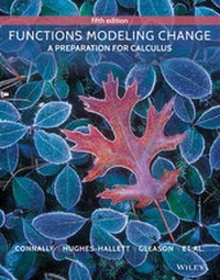 Enlarge image Cover: Functions Modeling Change - Wiley