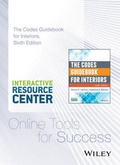 Cover: The Codes Guidebook for Interiors, 6e Interactive Resource Center Access Card - Wiley