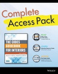 Cover: The Codes Guidebook for Interiors, 6e Complete Access Pack with Wiley E-Text, Study Guide and Interactive Resource Center Access Card - Wiley