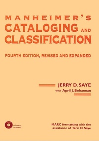 Abbildung von: Manheimer's Cataloging and Classification, Revised and Expanded - CRC Press