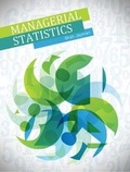 Cover: Managerial Statistics - Kendall/Hunt Publishing Co ,U.S.