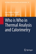 Cover: Who is Who in Thermal Analysis and Calorimetry - Springer