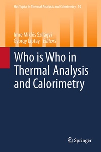 Abbildung von: Who is Who in Thermal Analysis and Calorimetry - Springer