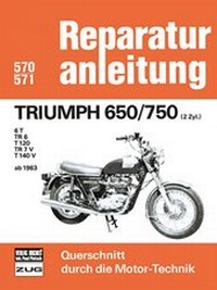Abbildung von: Triumph 650/750 (2Zyl.) ab 1963 - Bucheli