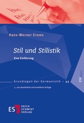 Cover: Stil und Stilistik - Erich Schmidt Verlag