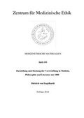 Cover: Darstellung und Deutung der Verzweiflung on Medizin, Philosophie und Literatur um 1800 - Ruhr-Universit&auml;t Bochum. Zentrum f. Med. Ethik