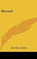 Cover: Harvard - Kessinger Publishing