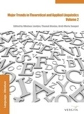 Cover: Major Trends in Theoretical and Applied Linguistics 2 - De Gruyter