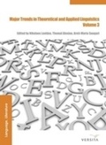 Cover: Major Trends in Theoretical and Applied Linguistics 3 - De Gruyter