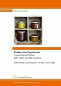 Cover: Kontrastive Ergonymie - Frank & Timme