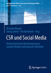 Enlarge image Cover: CSR und Social Media - Springer Gabler