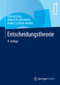 Cover: Entscheidungstheorie - Springer Gabler