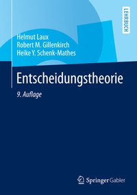 Enlarge image Cover: Entscheidungstheorie - Springer Gabler