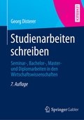 Cover: Studienarbeiten schreiben - Springer Gabler