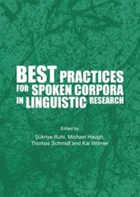 Abbildung von: Best Practices for Spoken Corpora in Linguistic Research - Cambridge Scholars Publishing