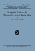 Cover: Biologische Probleme der Rassehygiene und die Kulturv&ouml;lker - J.F. Bergmann-Verlag