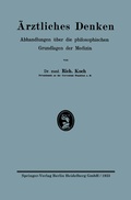 Cover: &Auml;rztliches Denken - J.F. Bergmann-Verlag