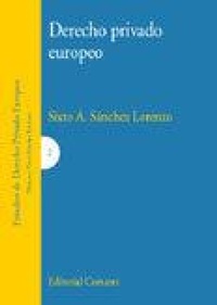 Abbildung von: Derecho privado europeo - Editorial Comares