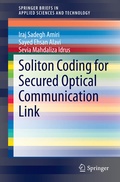 Cover: Soliton Coding for Secured Optical Communication Link - Springer