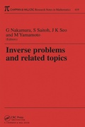 Cover: Inverse Problems and Related Topics - Chapman & Hall/CRC