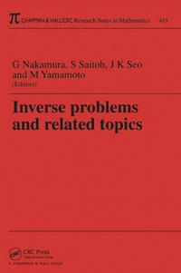 Enlarge image Cover: Inverse Problems and Related Topics - Chapman & Hall/CRC